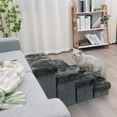 thumbnail image 2 of PetPals Senior Mobility Aid Pet Stairs - 17"H, 4 Level, Medium, Charcoal, 2 of 6