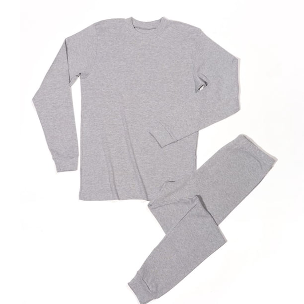 BELIME Pijama Hombre 2 Piezas Camiseta Manga Larga y Pantalón, Conjunto Cómodo y Suave para Dormir