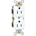 thumbnail image 1 of Morris Products 81951 Réceptacle Duplex Standard Inviolable Blanc 15A-125V, 1 of 1