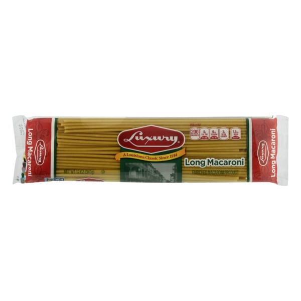 Luxury Brand Long Macaroni, 12 oz
