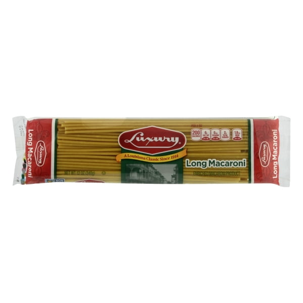 Luxury Brand Long Macaroni, 12 oz