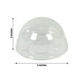 thumbnail image 4 of BalsaCircle 50 Clear Disposable Plastic Dome Lids for Cupcake Liners Wedding Party Events Decorations Supplies, 4 of 8
