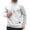 White, variant on Wutalume Men's Leisure Versatile Hooded Hoodie, Casual Long Sleeve Pullover with Modern Design, Lightweight and Comfortable for Everyday Outdoor Activities,Army Green L