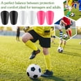 thumbnail image 5 of Lsupdaol 3 Pairs Mini Soccer Shin Guards Extra Miniature Shin Pads 3.74 x 2.36 Inches Small Football Guards for Youth Adults Men Women Players Protective Sports Equipment, 5 of 7