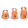 thumbnail image 4 of vidaXL Sac Sec avec Fermeture Éclair Orange 20 L PVC, 4 of 5