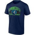 thumbnail image 2 of Men's Navy Minnesota Timberwolves Full Court Press T-Shirt, 2 of 3