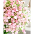 thumbnail image 6 of Babys Breath Artificial Flowers, 24Pcs Fake Baby Breath Flowers Artificial Bulk Faux Gypsophila Real Touch Flowers for Wedding DIY Bouquet Arrangement Party Home Garden Spring Decor, Pink, 6 of 8