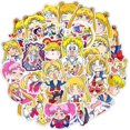 thumbnail image 1 of Cartoons Anime Sailo-r Moon Stickers Pack (50pcs) Pauplian Japanese Anime Stickers Vinyl Decals for Hydro Flask Water Bottle Laptop Computer Skateboar, 1 of 4