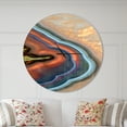 thumbnail image 2 of Designart 'texture Minérale Abstraite' Horloge Murale Moderne, 2 of 6