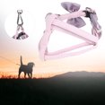 thumbnail image 3 of Adjustable Dogs Walking Harness with Gauze Bow Traction Lead Leash Strap Belt Rope(Pink), 3 of 11