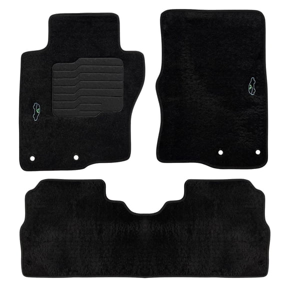 ecoMats Carpet Floor Mats for 2022 to 2026 Nissan Frontier Crew Cab