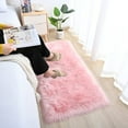 thumbnail image 3 of Junovo Luxury Fluffy Area Rugs Kids Areary Rug for Bedroom Shaggy Nursery Rugs Kids Area Carpet for Living Room Bedroom Kids Room,2.3'x5',Pink, 3 of 7