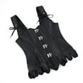thumbnail image 5 of Women's Underbust Corset Shapewear Waist Cincher with Lace Up Black XS, 5 of 8