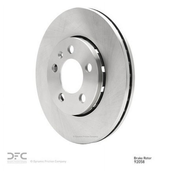 Front Dynamic Friction Company Disc Brake Rotor 600-92058
