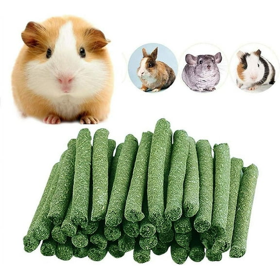 ReedCA Timothy Hay Chew Sticks Toys Grass Sticks for Pets Rabbit Bunny Hamster Chinchilla Squirrel Gerbil Squirrel Guinea Pigs Hay Chews