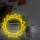 thumbnail image 3 of Luz de neón LED creativa señal con forma de Planeta y Wdftyju sol lámpara de noche de pared de hadas decoración al aire libre regalos de Navidad suministros, 3 of 8