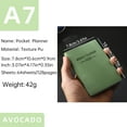 thumbnail image 5 of PPgejGEK A7 Mini Daily Planner Notebook 2025, Pocket Organizer with 64 Sheets 128 Pages, Travel Diary for Work Study, 4.13 x 3.03 Inches Size, Easy to Carry Compact Design, 5 of 5