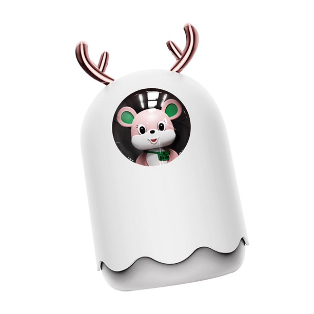Toystoory Mini humidificador de aire de 300 Ml, humidificador eléctrico USB para el hogar, atomizador de luz nocturna de ambiente LED, difusor de aire Humidificadores blanco Toystoory HA003941-01B