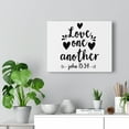 thumbnail image 5 of Scripture Walls John 13:34 Love Another Hearts Bible Verse Canvas Christian Wall Art Ready to Hang Unframed, 5 of 12