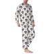 thumbnail image 2 of Balery DOG IS WEARING PIRATE COSTUME Pijama para Hombre de Dos Piezas con Manga Larga, Conjunto de Dormir y Descanso Suave con Bolsillos-Large, 2 of 7