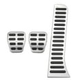 thumbnail image 1 of 3x Gas Brake Clutch Pedals MT Brake Pedals Cover for GOLF MK5 MK6, 1 of 8