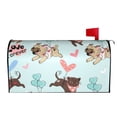 thumbnail image 2 of Haiem Cute Pug Dogs Mailbox Covers Magnetic ,Mailbox Wraps Post Letter Box Cover for Holiday Garden Yard Decor-21x18 in, 2 of 9