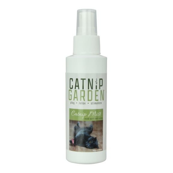 Multipet Catnip Garden Mist, Catnip Spray, Cat Toy, 4 oz Spray Bottle