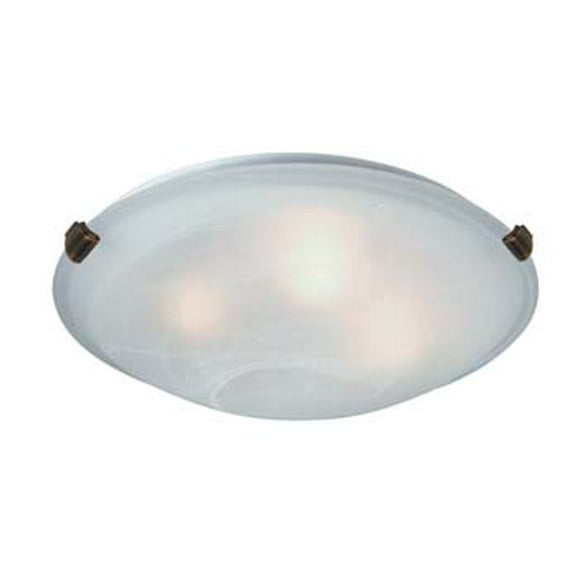 Artcraft AC2351SPBN Ava 2 Light 12 inch Brushed Nickel Flush Mount Ceiling Light