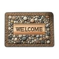 thumbnail image 2 of BGZLEU Door Mat Welcome Mat, Heavy Duty Door Mat 23.6 x 15.7 Inch Front Door Mat Rug Doormat for Outdoor Entrance Home Non-Slip Rubber Rug for Front Door, Outside, Entryway, Patio (Yellow Welcome), 2 of 6