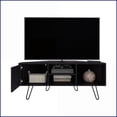 thumbnail image 6 of TV Furniture | Mid-Century Modern Compact TV Stand for Small Spaces | Black | Engineered Wood, 6 of 7