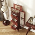 thumbnail image 3 of Giantex Standing Jewelry Armoire Cabinet Storage Chest with 7 Drawers, 2 Swing Doors, 12 Necklace Hooks, Makeup Mirror and Top Divided Storage Organizer, Large Standing Jewelry Armoire, 3 of 8