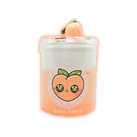 Peaches n Cream Clay Cap Handmade Butter Slime