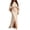Beige, variant on Women Round Neck Batwing Sleeve Satin Maxi Dress, Ruched High Waist Side Slit Long Formal Gown with Pockets, Women's Elegant Wedding Guest Cocktail Party Evening Dress