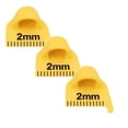 thumbnail image 2 of 3PCS Edge Stitch Hand Sewing Guide,Lock Gauge,Embroidery Lock Stitching Accessories and Gadgets,Precision Stitcher Templates Ruler,Notions & Supplies for Beginners DIY(2MM,Yellow), 2 of 5