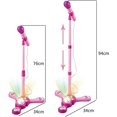 thumbnail image 2 of AMOUNE Karaoké pour Enfants - Jouet pour Filles de 3 à 8 Ans - Support Ajustable - Rose, 2 of 4