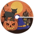 thumbnail image 1 of FMSHPON Halloween Scary Xmas Christmas Tree Skirt Stand Mat for Holiday Party Decoration Indoor Outdoor 48 inches, 1 of 6