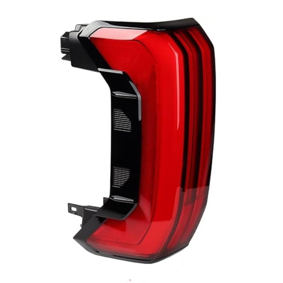 KarParts360 For Toyota Tundra 2022 2023 2024 Tail Light Driver Side | LED | Red And Clear Lens | Black Housing | Fiber Optic | SR/SR5 | With Bulbs | Replacement For TO2800209 | 81560-0C130, 166-11692