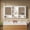 White+Solid Wood+MDF #9K, variant on Wall Mount Medicine Cabinet, 55-Inch 2-in-1 Mirror Cabinet with Adjustable Shelves, Soft-Closing Hinges, High-Definition Mirror, White, 55 Inch Mirror Cabinet with Adjustable Shelves