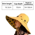 thumbnail image 2 of Sombrero de pescador con protección solar UV, ala ancha, gorra de playa de verano, 2 of 5