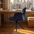 thumbnail image 3 of Xoenoiee Turtle Paint Splatter Print Stretch Back Dining Chair Covers with Armrest Accent Chair Cover Slipcover with Arm, Washable Upholstered Arm Dining Chair Protector for Dining Living Room, 3 of 7