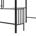 thumbnail image 4 of Novogratz Axel Metal Loft Bed with Desk and Shelves, Twin, 4 of 8