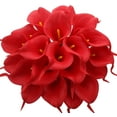 thumbnail image 1 of 10 Uds. De ramo de novia de lirio de cala, flores artificiales de tacto Real, decoración de fiesta en casa brillar Juguete, 1 of 4