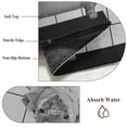 thumbnail image 6 of 3'x5' Rug for Living Room Bedroom, Grey Yak Washable Area Rugs Non-Slip Carpet Mats, Bathtub Country Gray Vintage Art Indoor Low Pile Area Rug Runner for Kitchen, Mudroom, 6 of 8