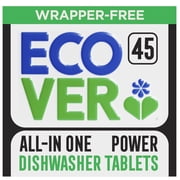 Ecover Power Dishwasher Tablets, Mandarin & Lemongrass, 45 Tablets