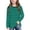 Green, variant on FAHXNVB Girls Striped Long Sleeve T Shirts Crew Neck Breathable Summer Casual Tees Tops Lightweight Kids Shirts 3-14 Years