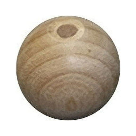 MyCraftSupplies Set of 25 Unfinished Wood Beads 20mm 3/4" Size