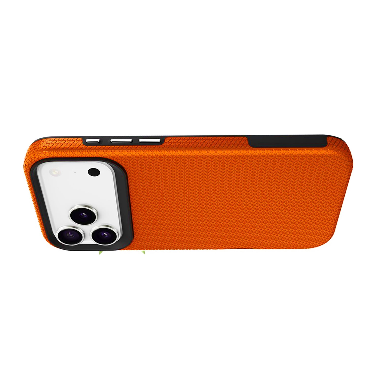 Sturdy Shock Absorption Protective Dual Layer Case for iPhone 17 Pro Max - Orange