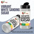 thumbnail image 2 of NY SPICE SHOP White Sanding Sugar - 04 Ounce - Sanding Sugar White - Colored Sugar Crystals - Colored Sugars for Cookie Decorating - Colored Sanding Sugar, 2 of 7