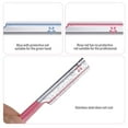 thumbnail image 3 of 10 Pieces Eyebrow Razor for Women Facial Shaver Razor Brow Shaper Eyebrow Trimmer Dermaplaner Shaping Tool with Cover (Pink+Blue) Pink+Blue, 3 of 4