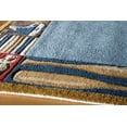 thumbnail image 2 of Momeni Rugs LMOJULMJ-4DNM4060 Lil' Mo Whimsy Collection, Kids Themed Hand Carved & Tufted Area Rug, 4' x 6', DenimKitche, 2 of 2